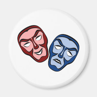 Masken des klassischen Theaters Magnet
