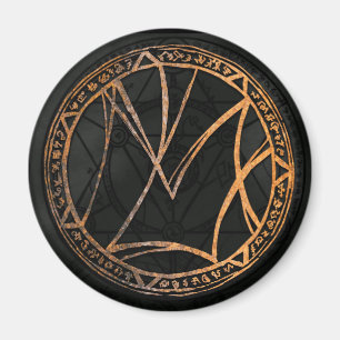 Masken des Unter-Logos Magnet