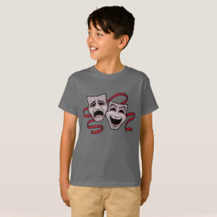 Masken für Comedy und Tragedy Theater T-Shirt