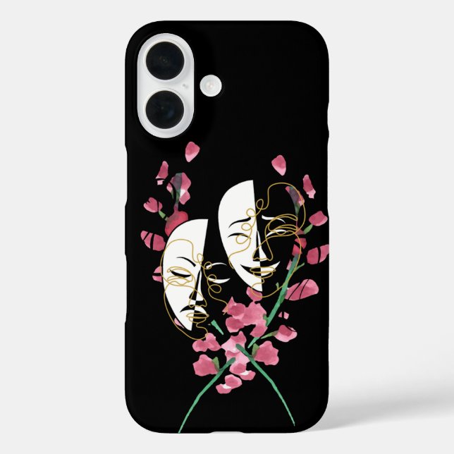 Masken-Handyhülle  iPhone 16 Hülle (Rückseite)