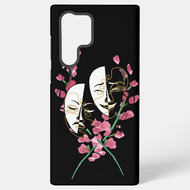 Masken-Handyhülle Samsung Galaxy Hülle (Rückseite)