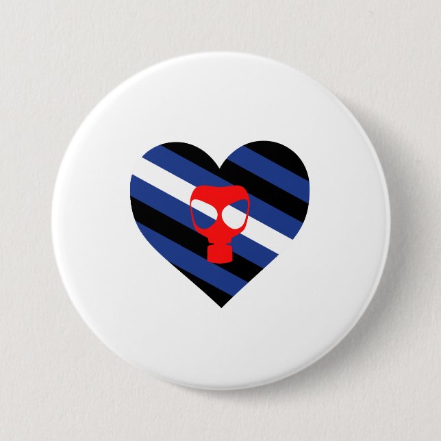 Masken-Stolz Button (Vorderseite)