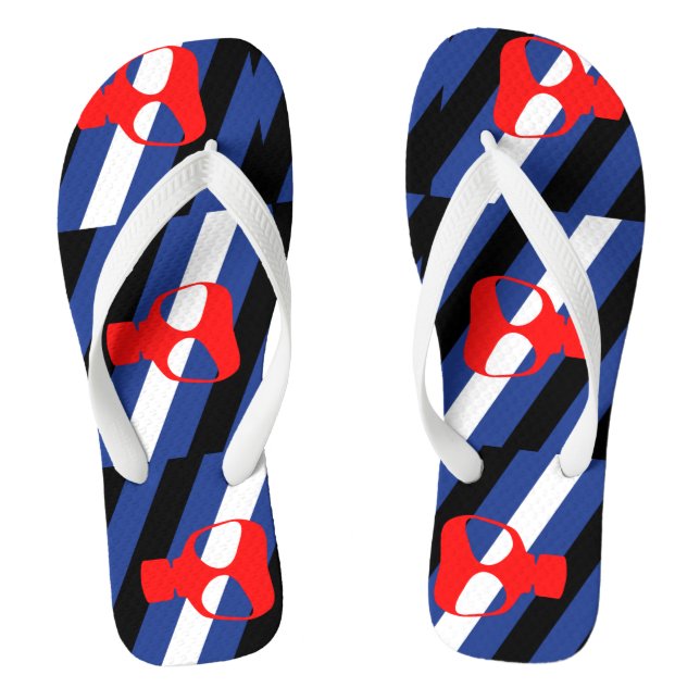 Masken-Stolz Flip Flops (Fußbett)