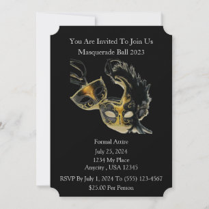 Maskenball Einladung