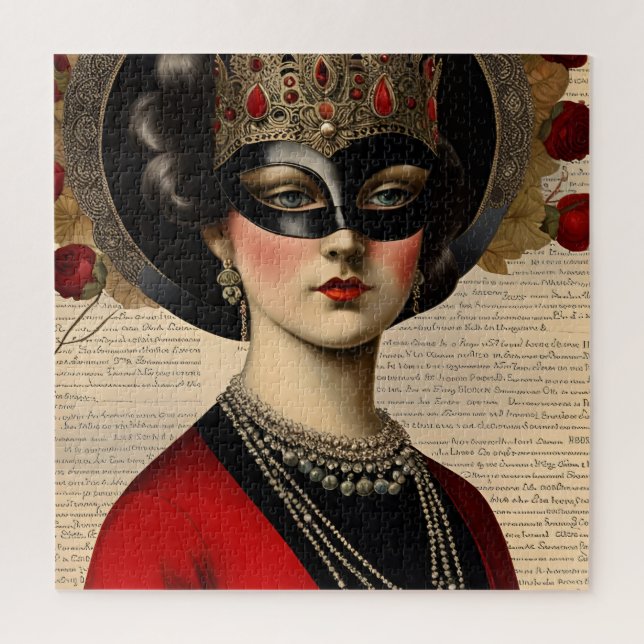 Maskenball-Frau (Vertikal)