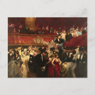 Maskenball - Hermans Postkarte