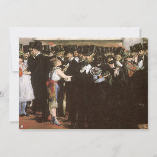 Maskenball in der Oper von Edouard Manet Einladung