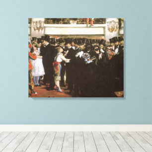 Maskenball in der Oper von Edouard Manet Leinwanddruck
