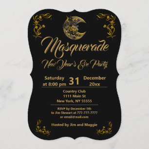 Maskenball Party Einladung