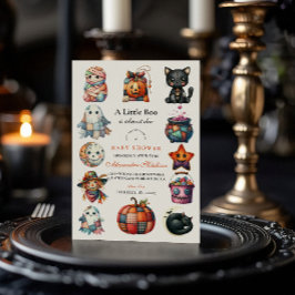 Maskenbildhauer Halloween-Kinderdusche Einladung