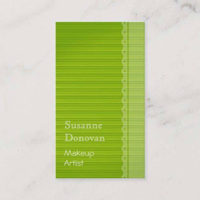 Maskenbildner-Visitenkarte Visitenkarte (Vorderseite)