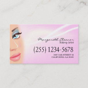 Maskenbildnercosmetologist-Visitenkarte Visitenkarte