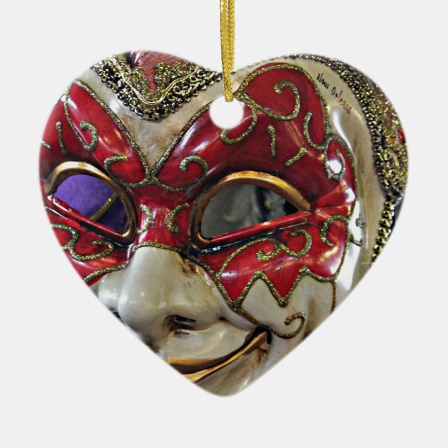 Maskendesign Keramikornament (Vorne)
