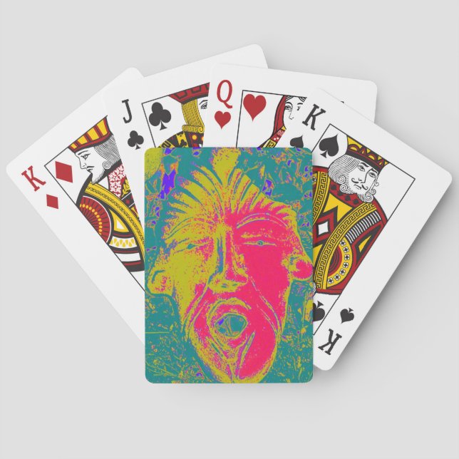 Maskenkarten Spielkarten (Rückseite)