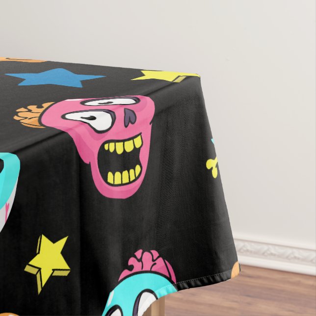 Maskenmuster Tischdecke (Beispiel)