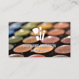 Maskenpalette | Makeup-Logo | Sparkle Visitenkarte