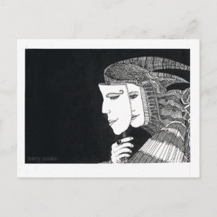 Maskenpostkarte Postkarte