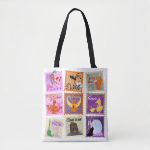 Maskensammlungen Halloween-Briefmarke mehrfarbig Tasche