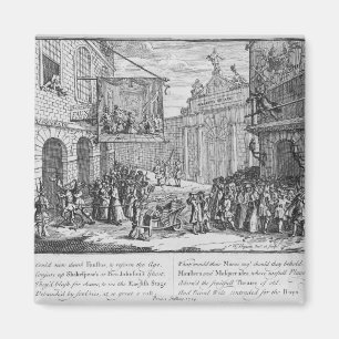 Maskeraden und Opern, Burlington-Tor, 1724 Magnet