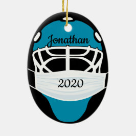 Maskierte Hockey-Maske Ornament
