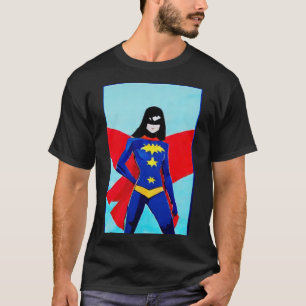Maskierte Superhelden-Comicen ästhetisch T-Shirt