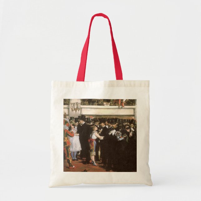Maskierter Ball an der Oper von Edouard Manet Tragetasche (Vorne)