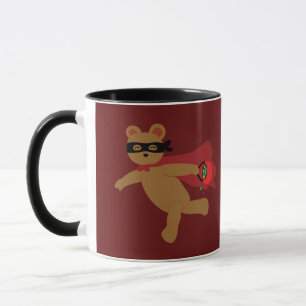 Maskierter Halloween-Bär Tasse