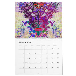 Maskyrinth-Kalender von Lin Tarczynski für 2026 Kalender