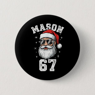 Mason 67 Cooler Weihnachtsmann Weihnachten Sechs S Button