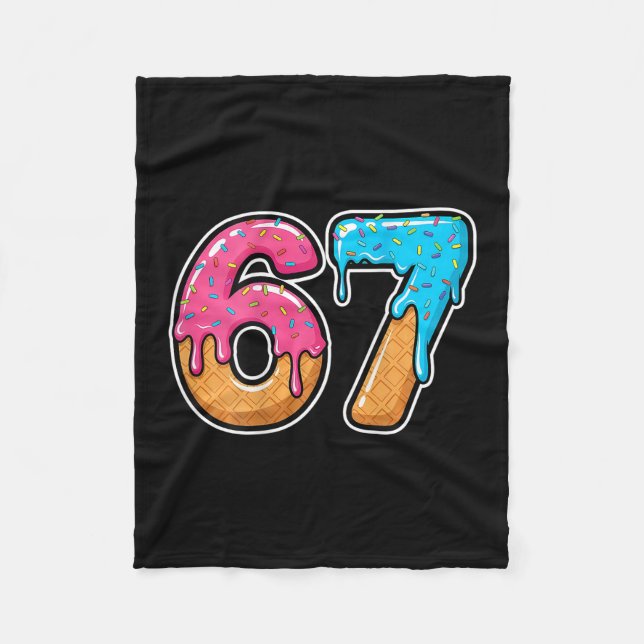 Mason 67 Eis-Drip-Meme Six Seven Lustig (auf C Fleecedecke (Vorderseite)