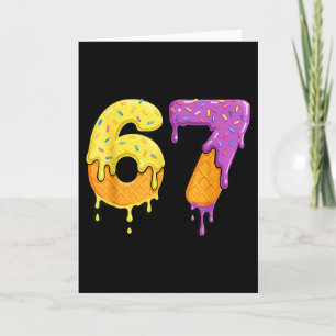 Mason 67 Eis Drip Meme Six Seven Lustig  Karte