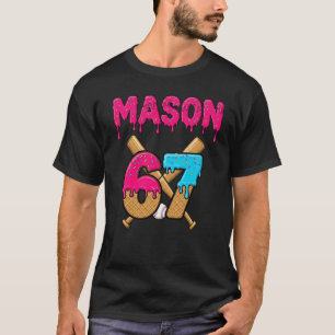 Mason 67 Ice Cream Meme Funny Six Sieben Mason Eis T-Shirt