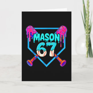 Mason 67 Lustige Eiscreme-Tropf-Verkaufs-Meme-Desi Karte