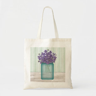 Mason Bleu Jar De Violettes Sac