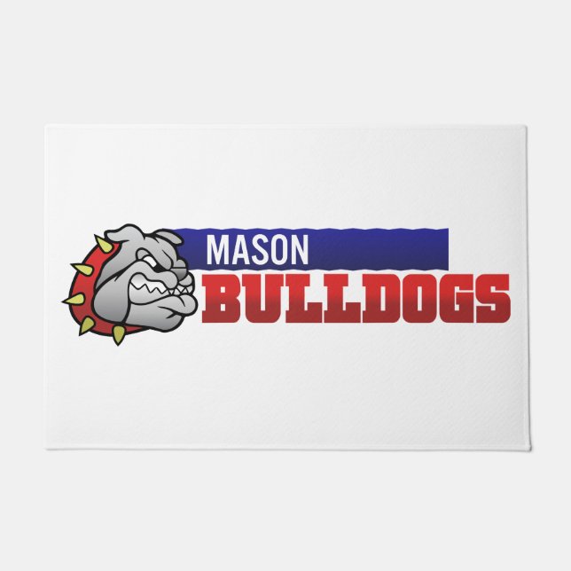 Mason Bulldogs #3 Fußmatte (Vorderseite)