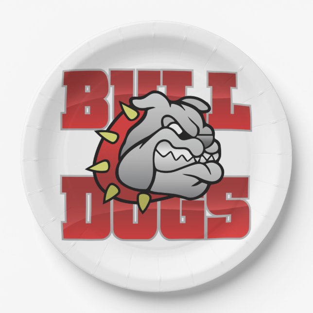 Mason Bulldogs #5 Pappteller (Vorderseite)