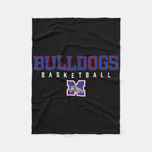 Mason Bulldogs Logo Skizze Hs Fleecedecke