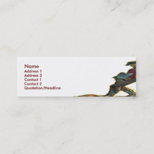 Mason Business Card Mini Visitenkarte