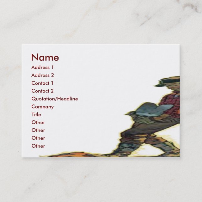 Mason Business Card Visitenkarte (Vorderseite)