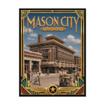 Mason City Iowa Vintage Art Deco Golden Age