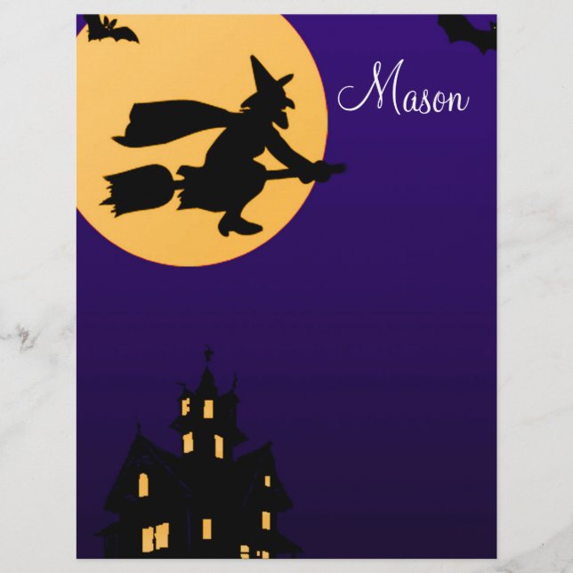 Mason Halloween Letterhead (Vorderseite)