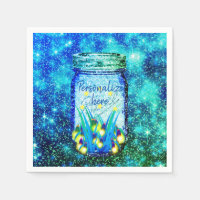 Mason-Jar-Blitzfehler glühender Feuer-Magnet
