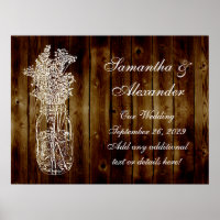 Mason Jar Briefmarke auf dem dunklen Holzplaner