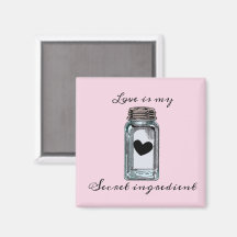 Mason Jar Canning Liebe ist mein geheimer Bestandt