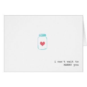 Mason Jar Coeur Je Ne Peux Pas Attendre De Vous Ép