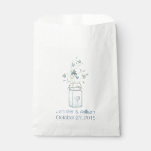 Mason Jar Custom Wedding Favor Bag Geschenktütchen