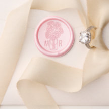 Mason Jar Daisy Monogram Initials Wedding