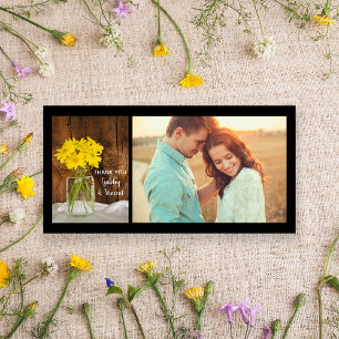 Mason Jar et Daisies Mariage campagnard Merci