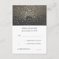 Mason Jar Fireflies Rustic Wedding RSVP