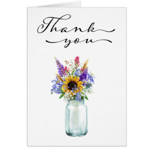 Mason Jar Merci Note